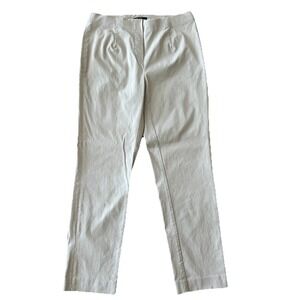 Lior Paris Sasha Trousers Pants Women's 30x27 Inch Tan Stretch Flat Front EUC